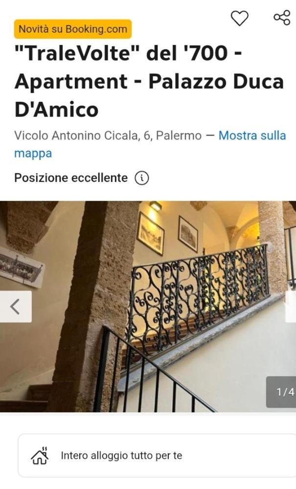 Cortile Dei Mori Apartment Palermo Exterior photo